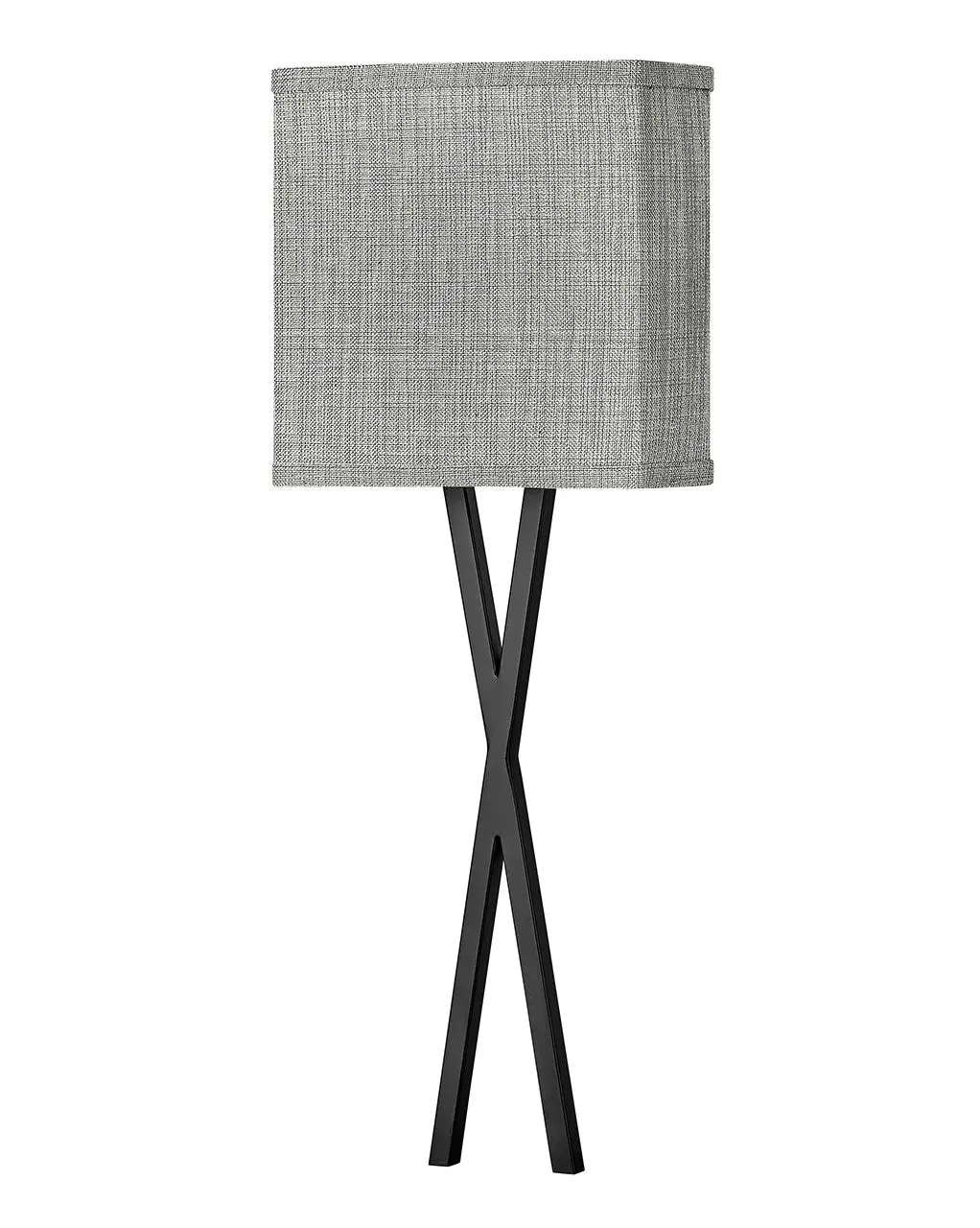 Axis Heathered Gray Led Wall Sconce In Black 1