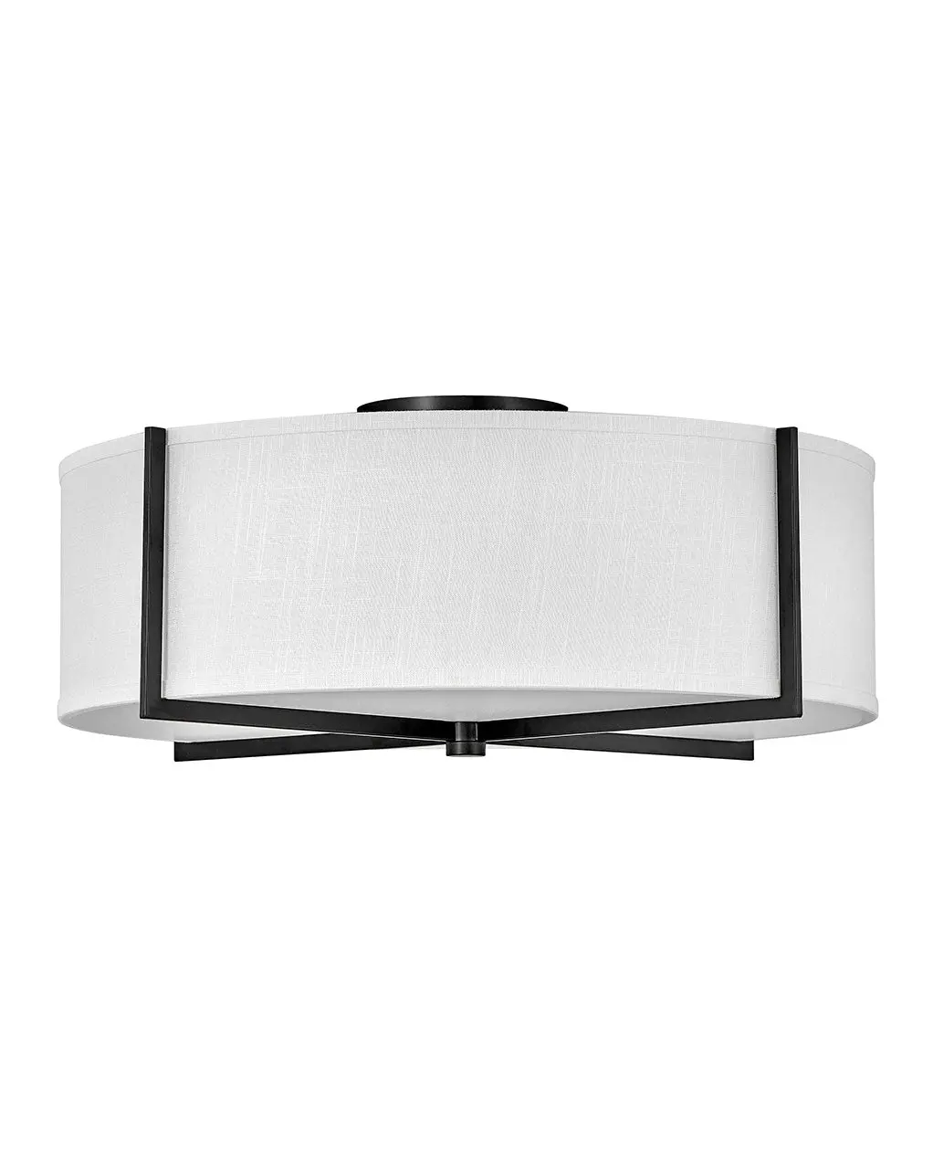 Axis Off White Led Foyer Pendant In Black 1