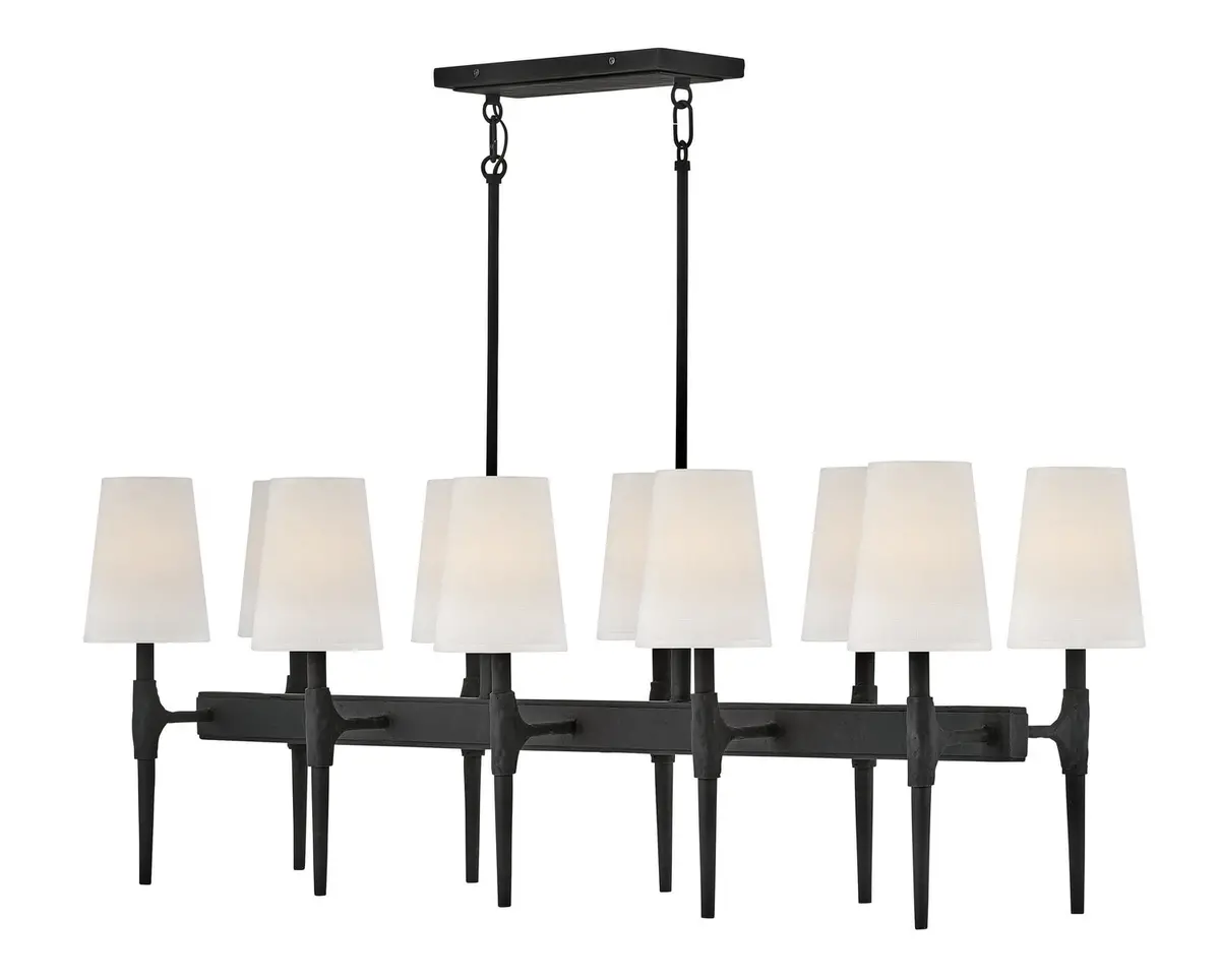 Beaumont Led Chandelier In Black 1