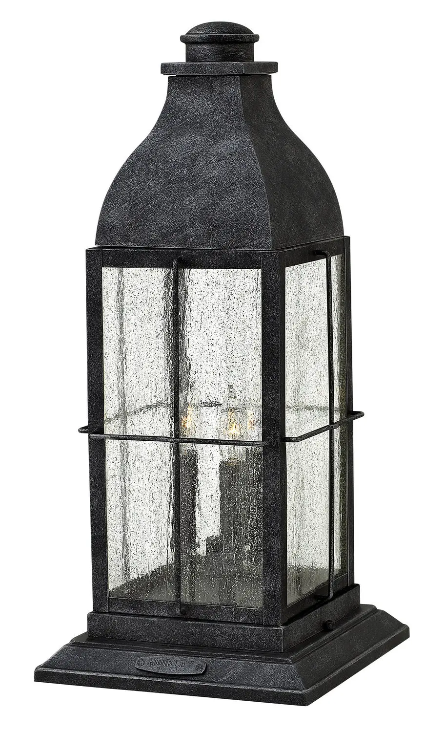 Bingham Led Pier Mount In Greystone 1
