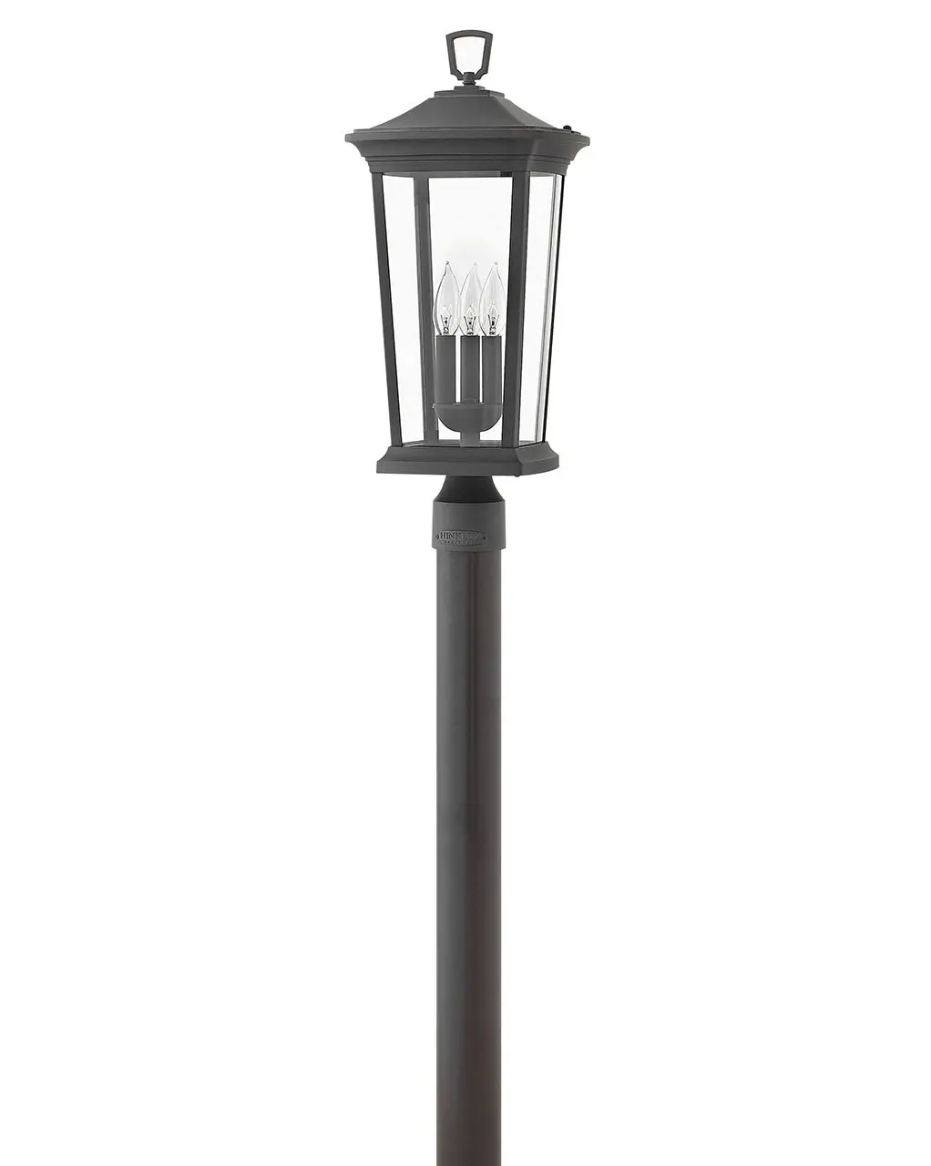 Bromley Led Post Top Or Pier Mount Lantern In Museum Black 1