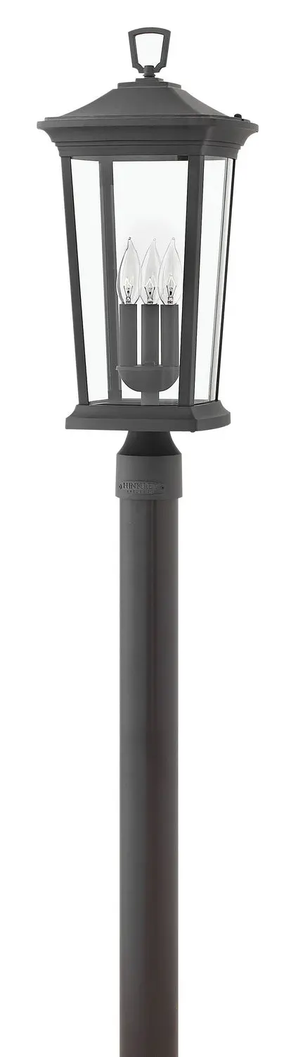 Bromley Led Post Top/ Pier Mount In Museum Black 1