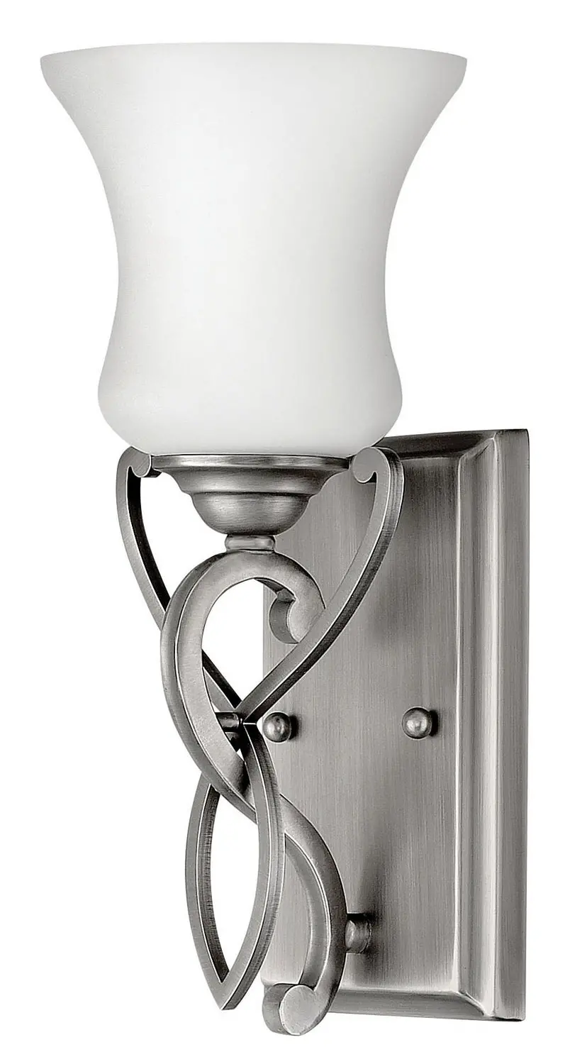Brooke Led Bath Sconce In Antique Nickel 1