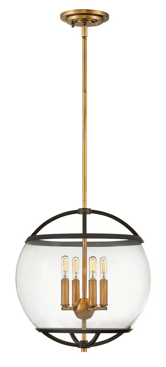 Calvin Led Chandelier In Black 1