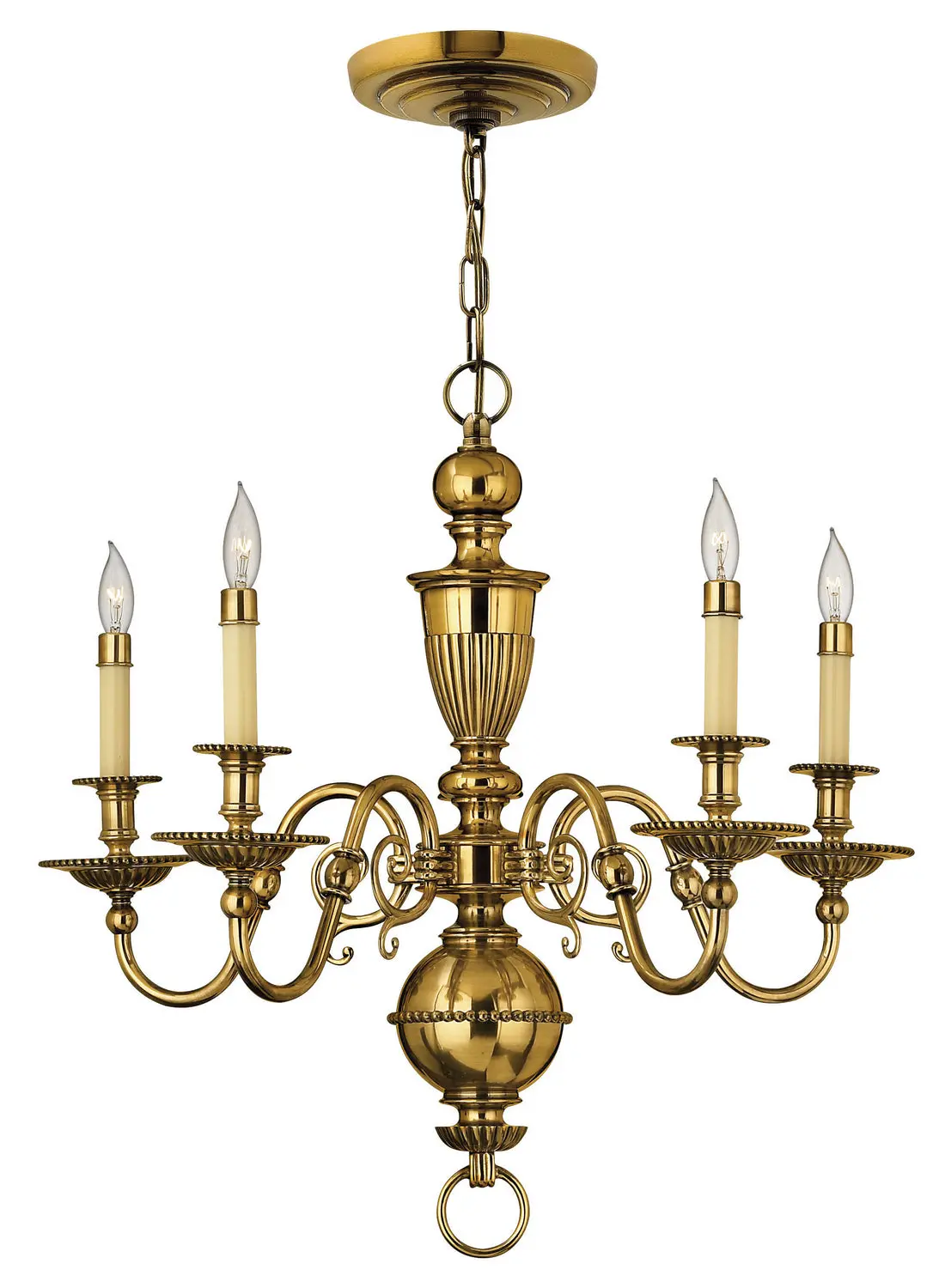 Cambridge Led Foyer Pendant In Burnished Brass 1