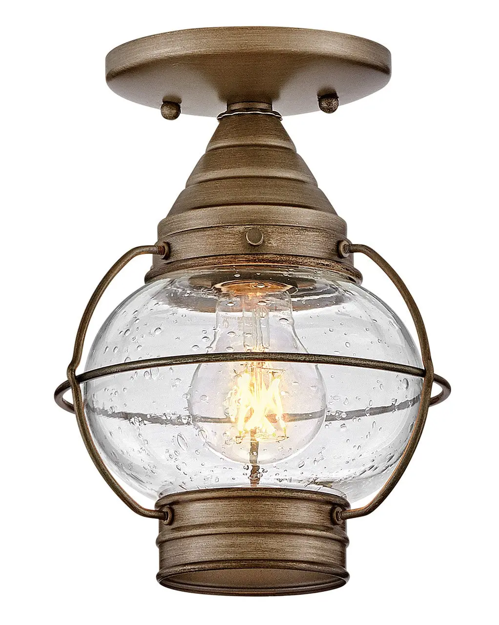 Cape Cod Led Convertible Flush Mount In Burnished Bronze 1