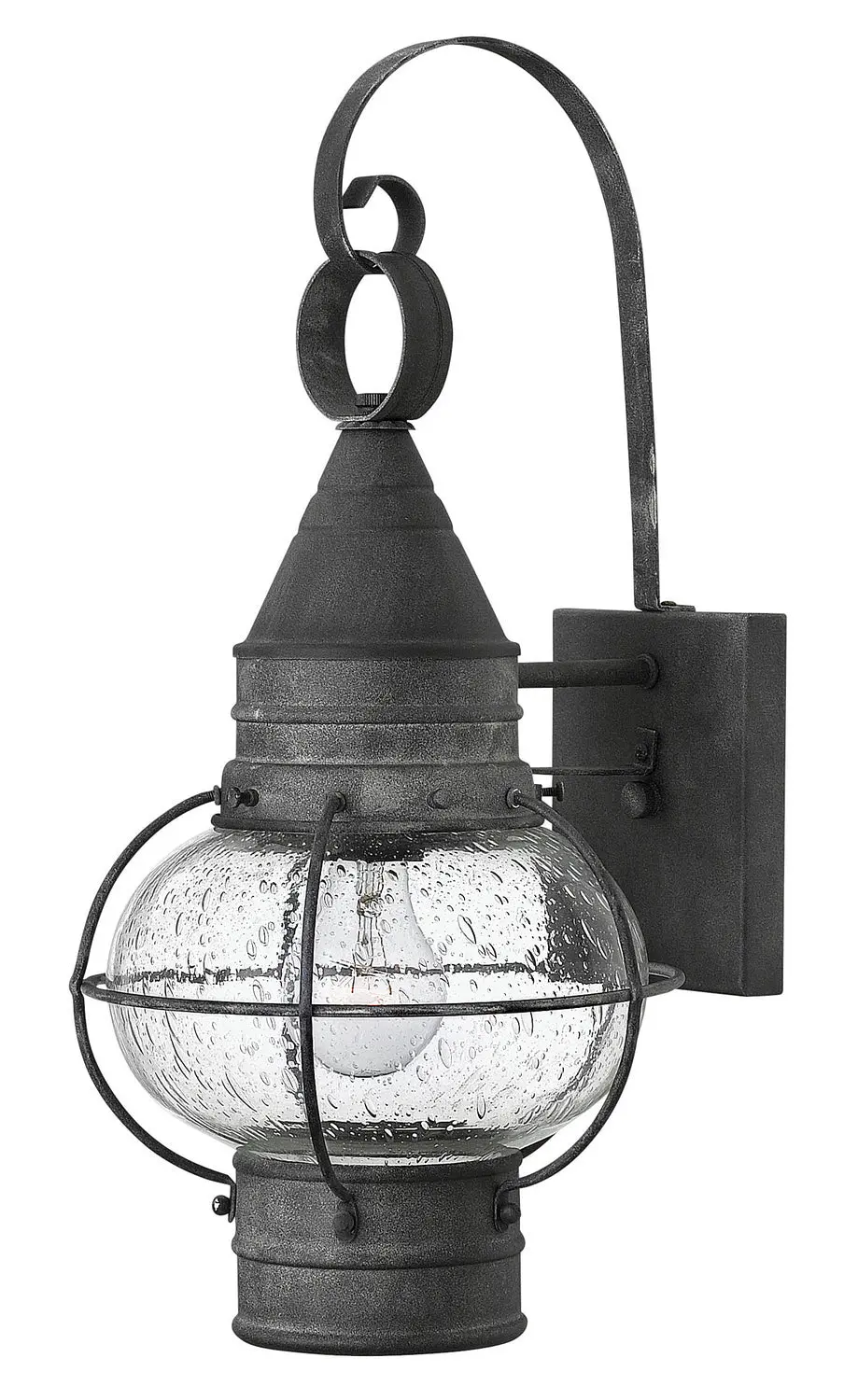 Cape Cod Led Wall Mount In Aged Zinc 1