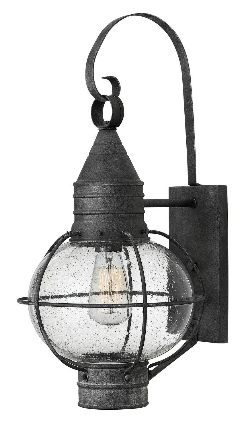 Cape Cod Led Wall Mount In Aged Zinc 1
