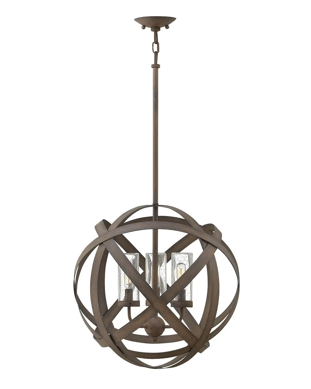 Carson Led Orb In Vintage Iron 1