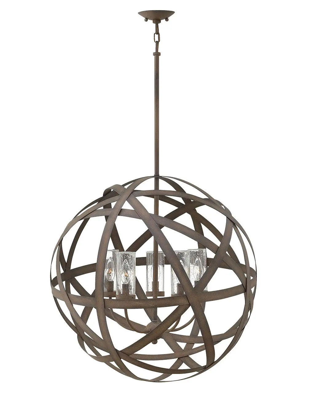 Carson Led Orb In Vintage Iron 1