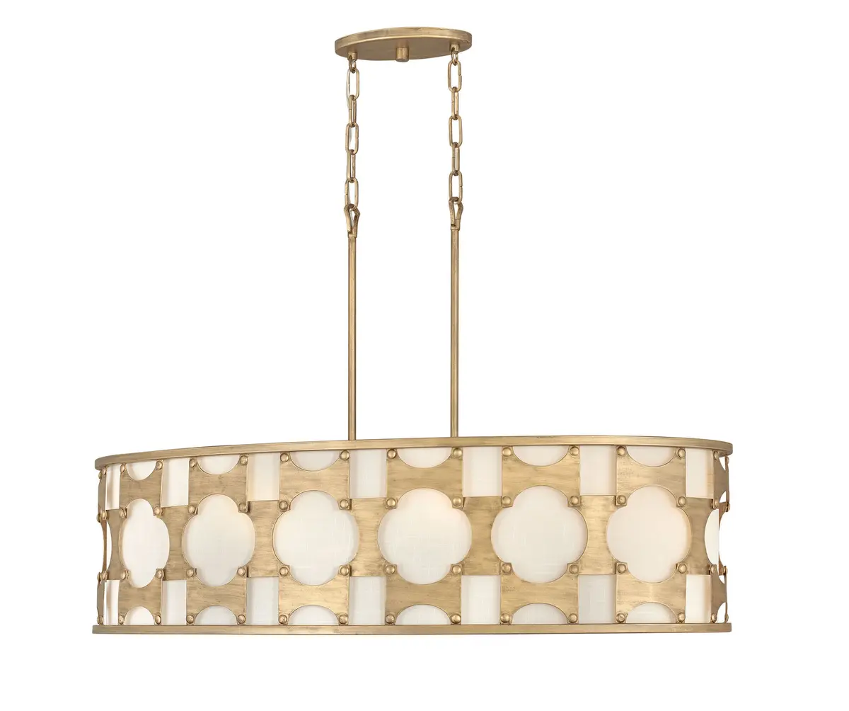 Carter Led Chandelier In Burnished Gold 1