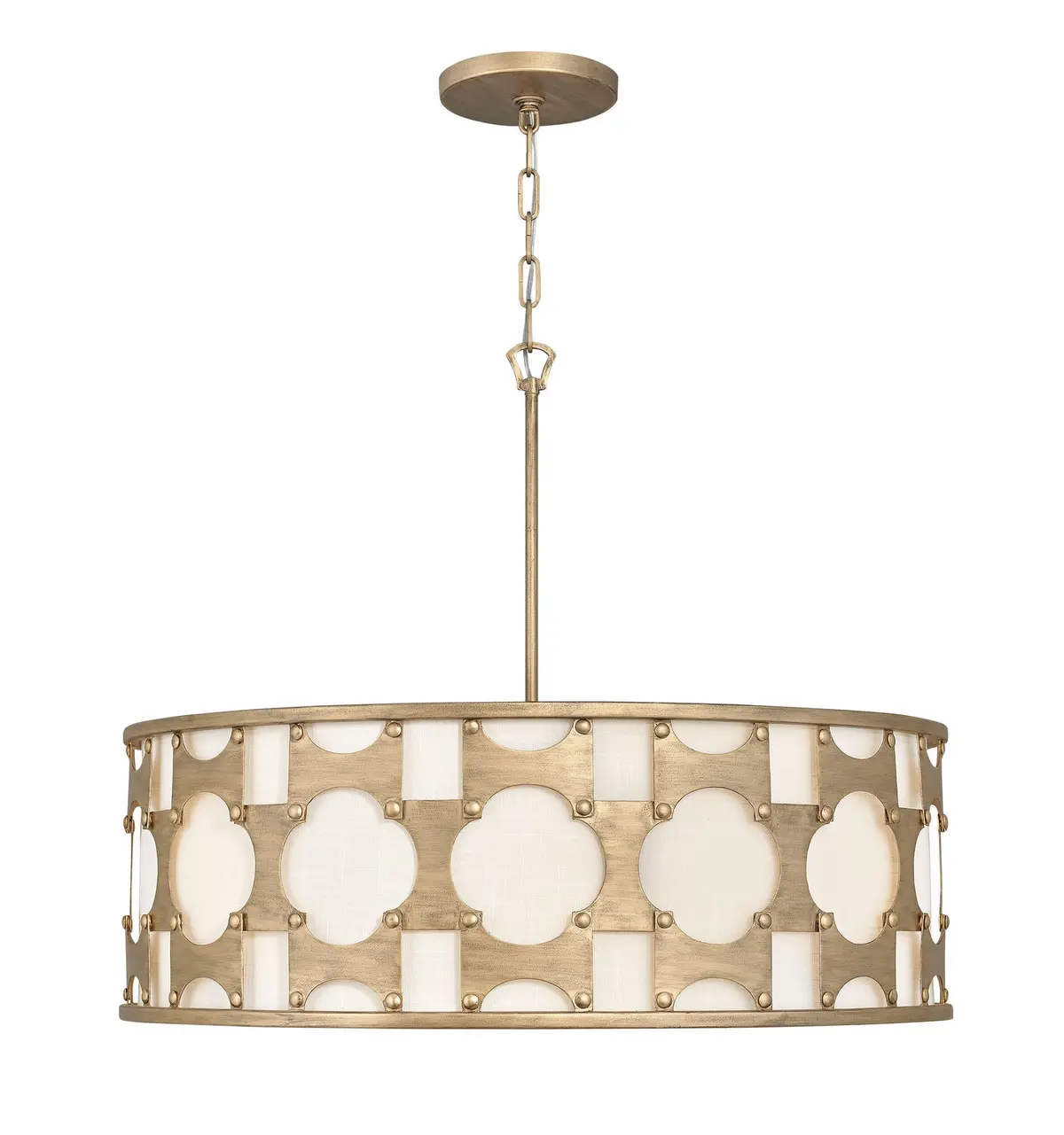 Carter Led Chandelier In Burnished Gold 1