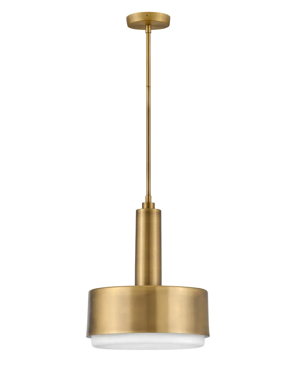 Cedric Led Pendant In Lacquered Brass 1