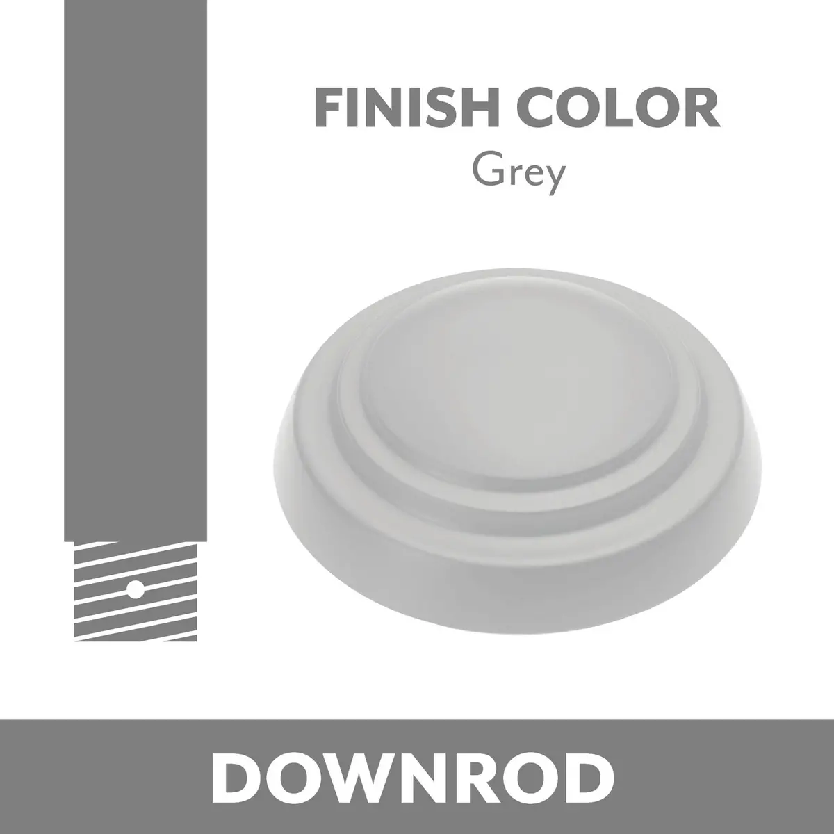 Ceiling Fan Downrod In Grey 1
