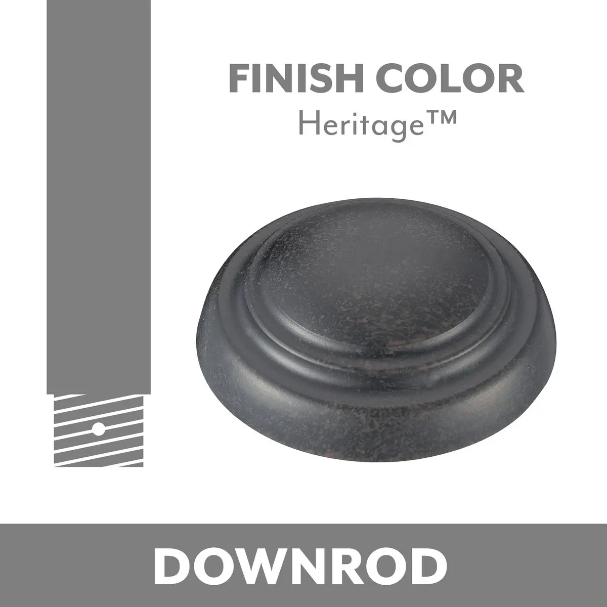 Ceiling Fan Downrod In Heritage 1