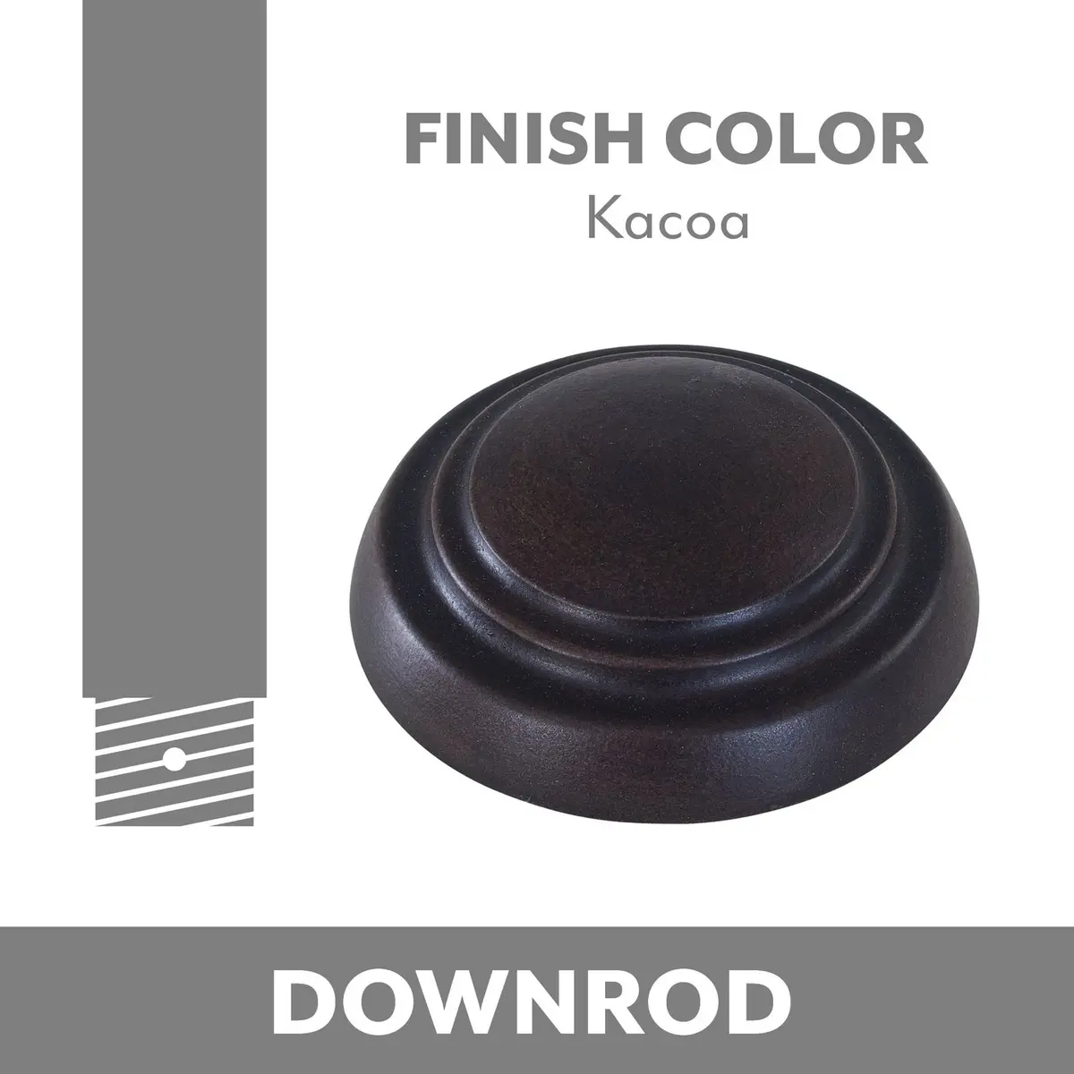 Ceiling Fan Downrod In Kocoa 1