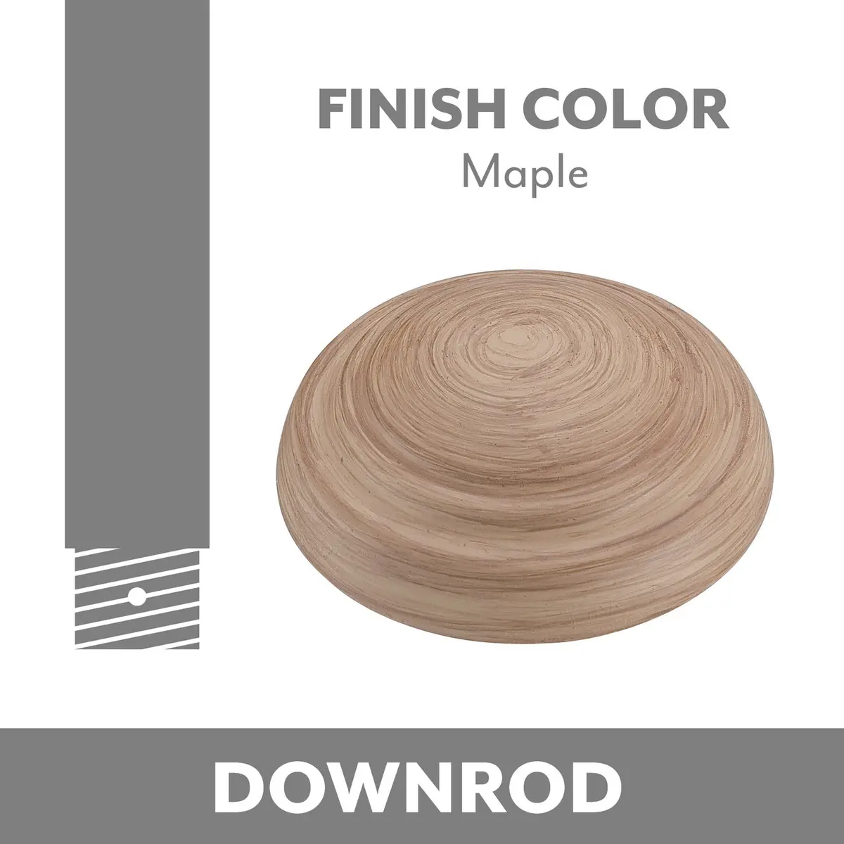 Ceiling Fan Downrod In Maple 1