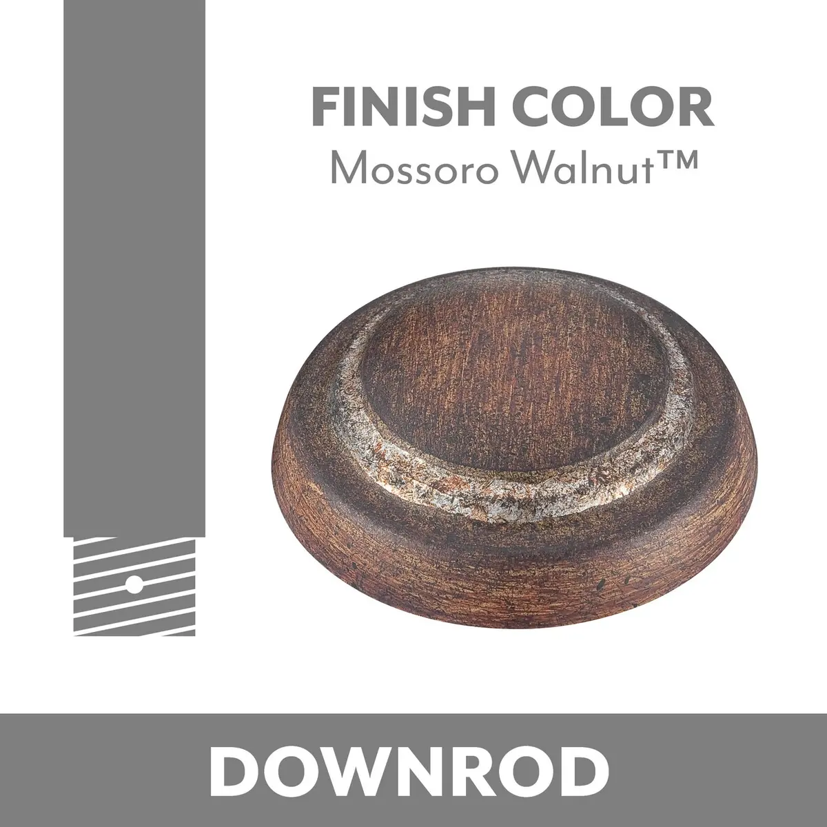 Ceiling Fan Downrod In Mossoro Walnut 1