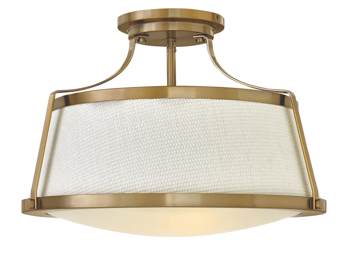 Charlotte Led Flush Mount In Brushed Caramel 1