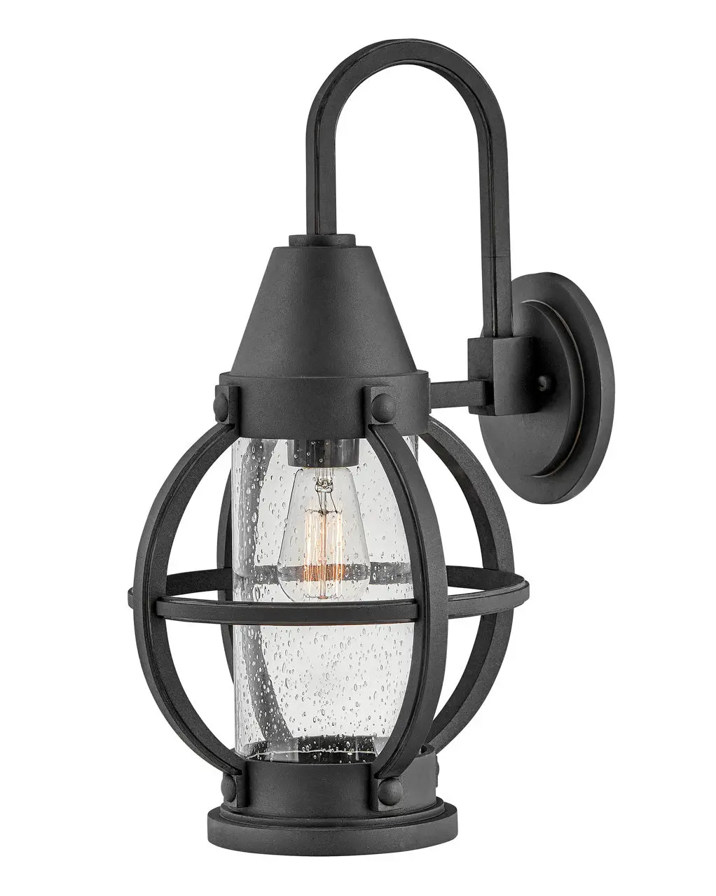 Chatham Led Outdoor Wall Mount In Museum Black 1