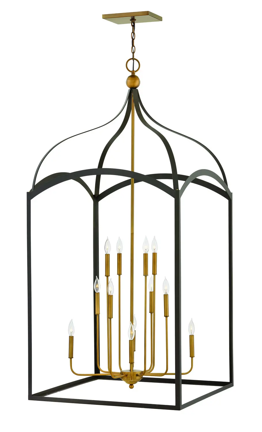 Clarendon Led Chandelier In Bronze 1