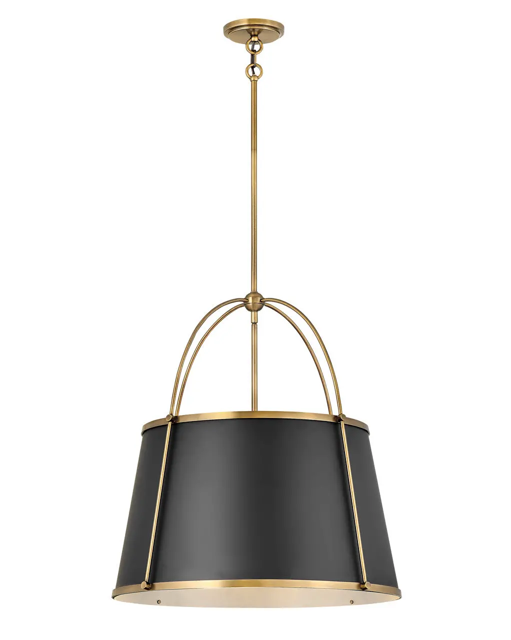 Clarke Led Chandelier In Warm Brass 1