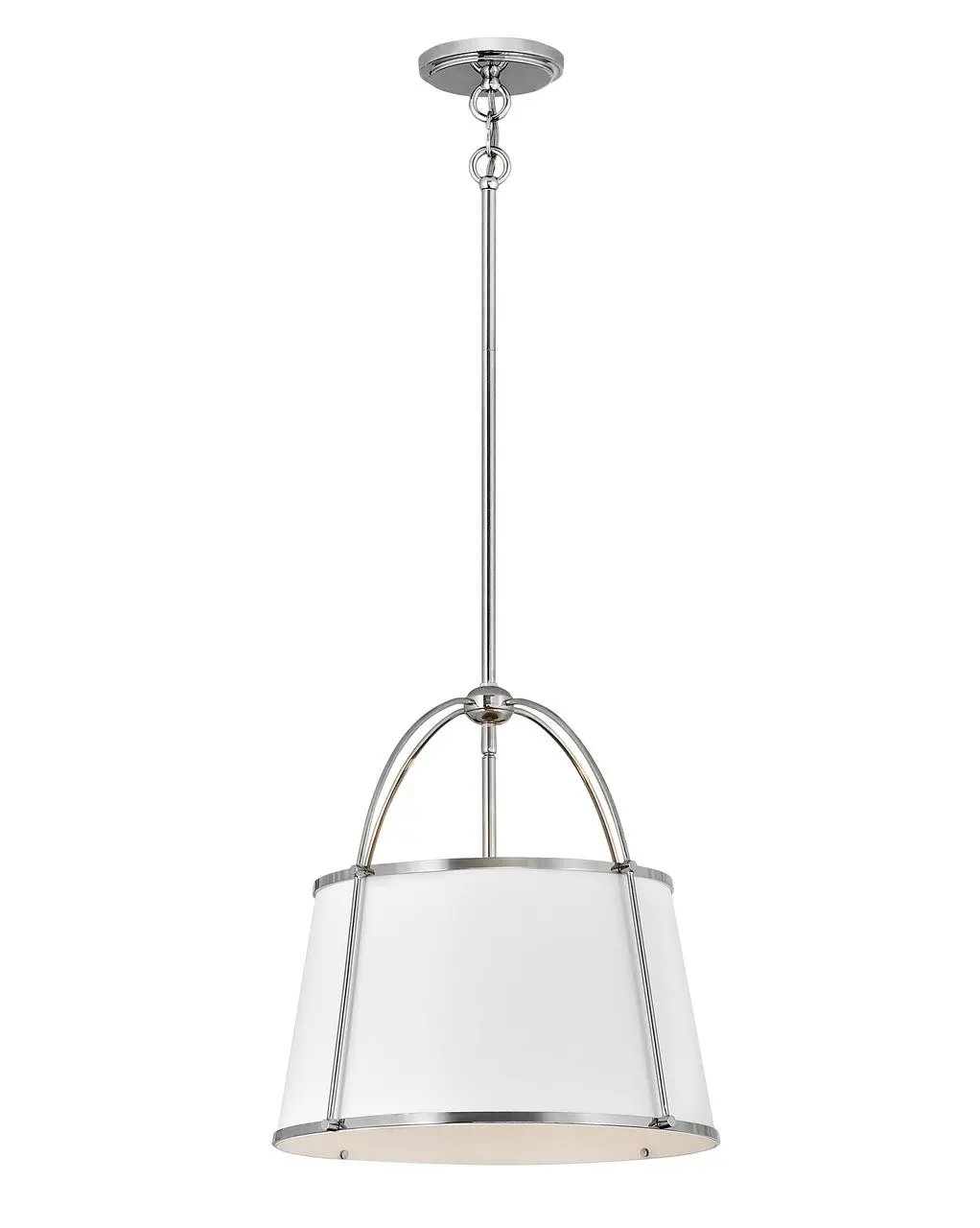 Clarke Led Pendant In Polished Nickel 1