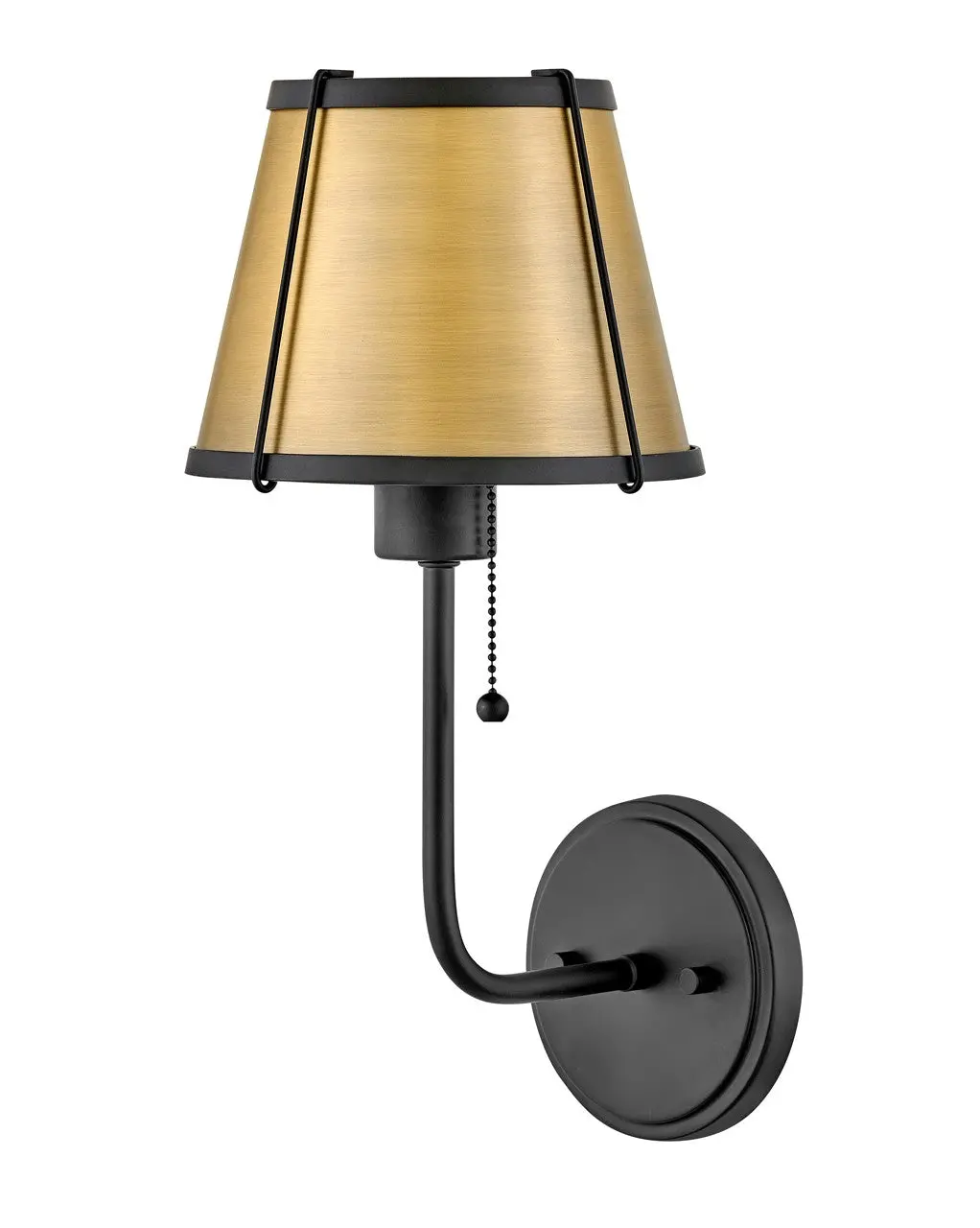 Clarke Led Wall Sconce In Black 1