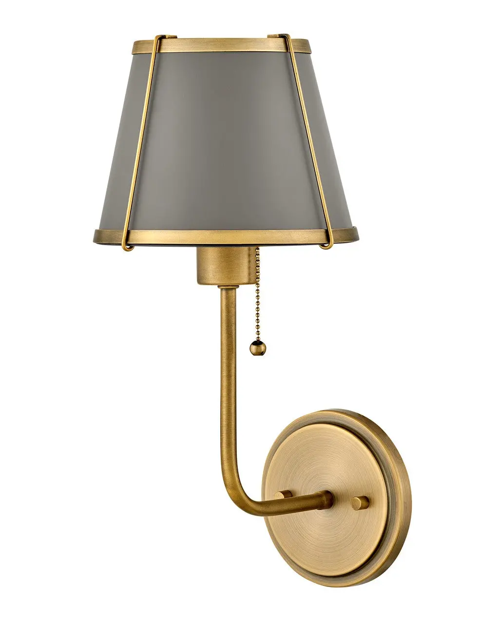 Clarke Led Wall Sconce In Lacquered Dark Brass 1