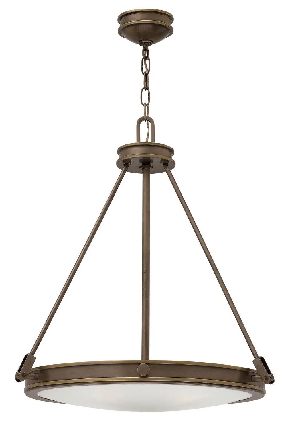 Collier Led Pendant In Light Oiled Bronze 1