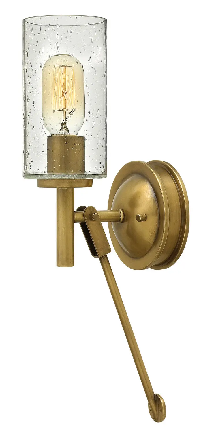 Collier Led Wall Sconce In Heritage Brass 1