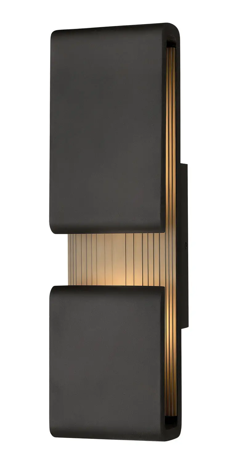 Contour Led Outdoor Lantern In Black 1