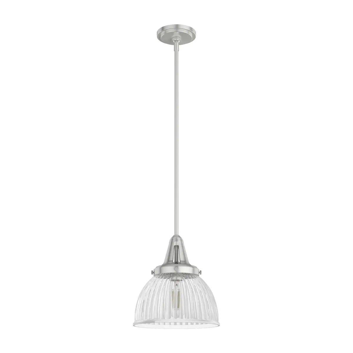 Cypress Grove One Light Pendant In Brushed Nickel 1