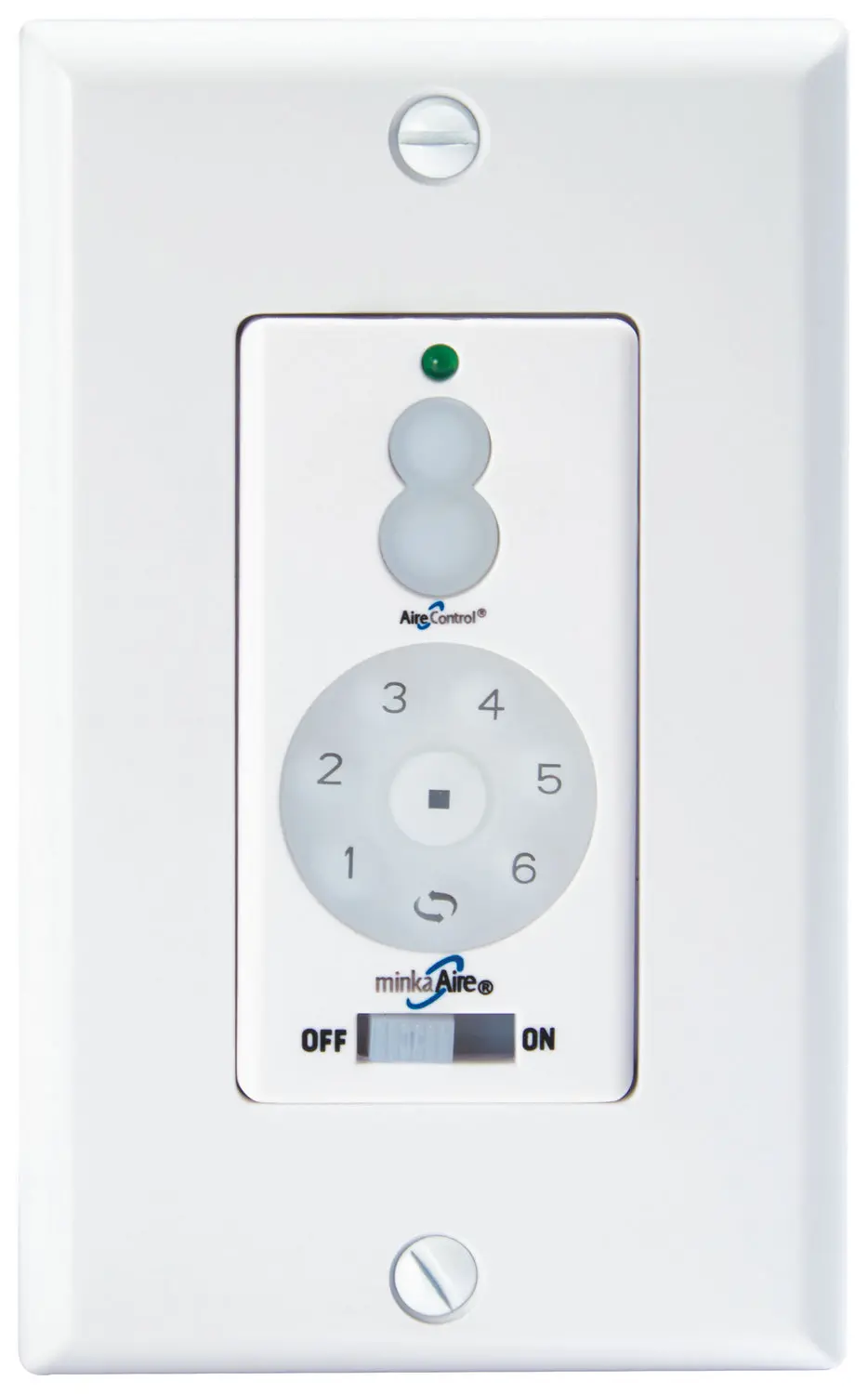 Minka Aire Wc600 Dc Fan Wall Remote Control Full Function In White 1