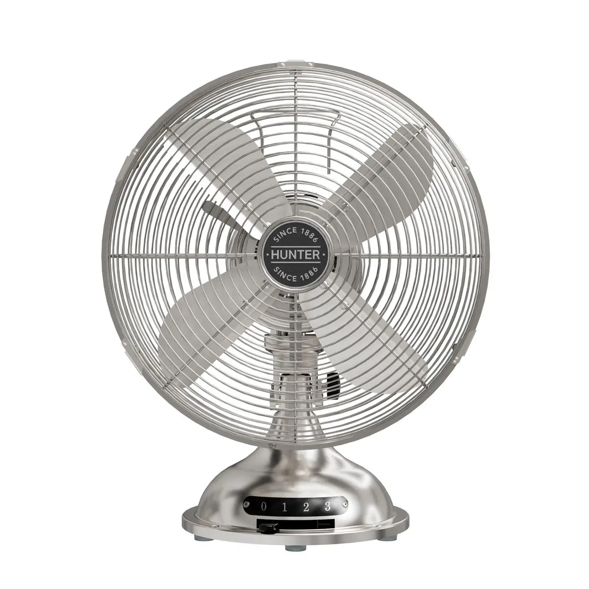 Desk Fan In Brushed Nickel 1