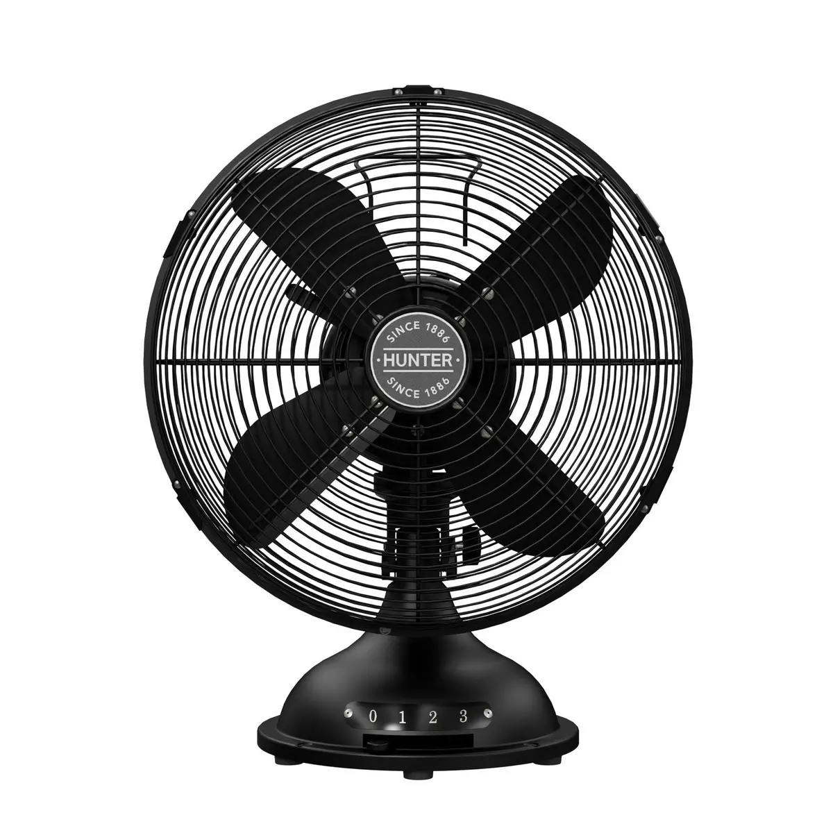 Desk Fan In Matte Black 1
