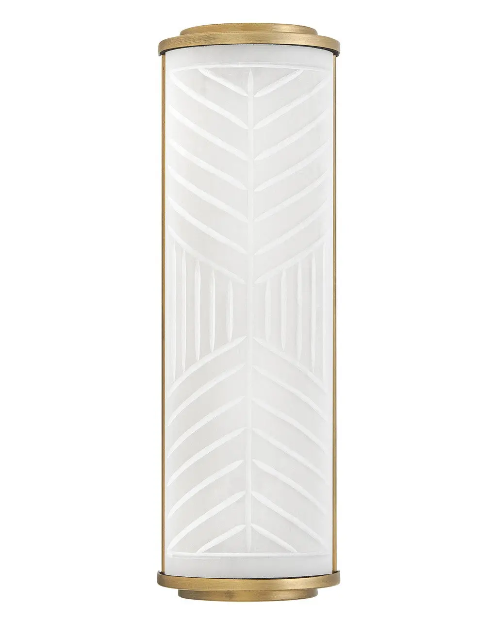 Devon Led Bath Sconce In Lacquered Brass 1