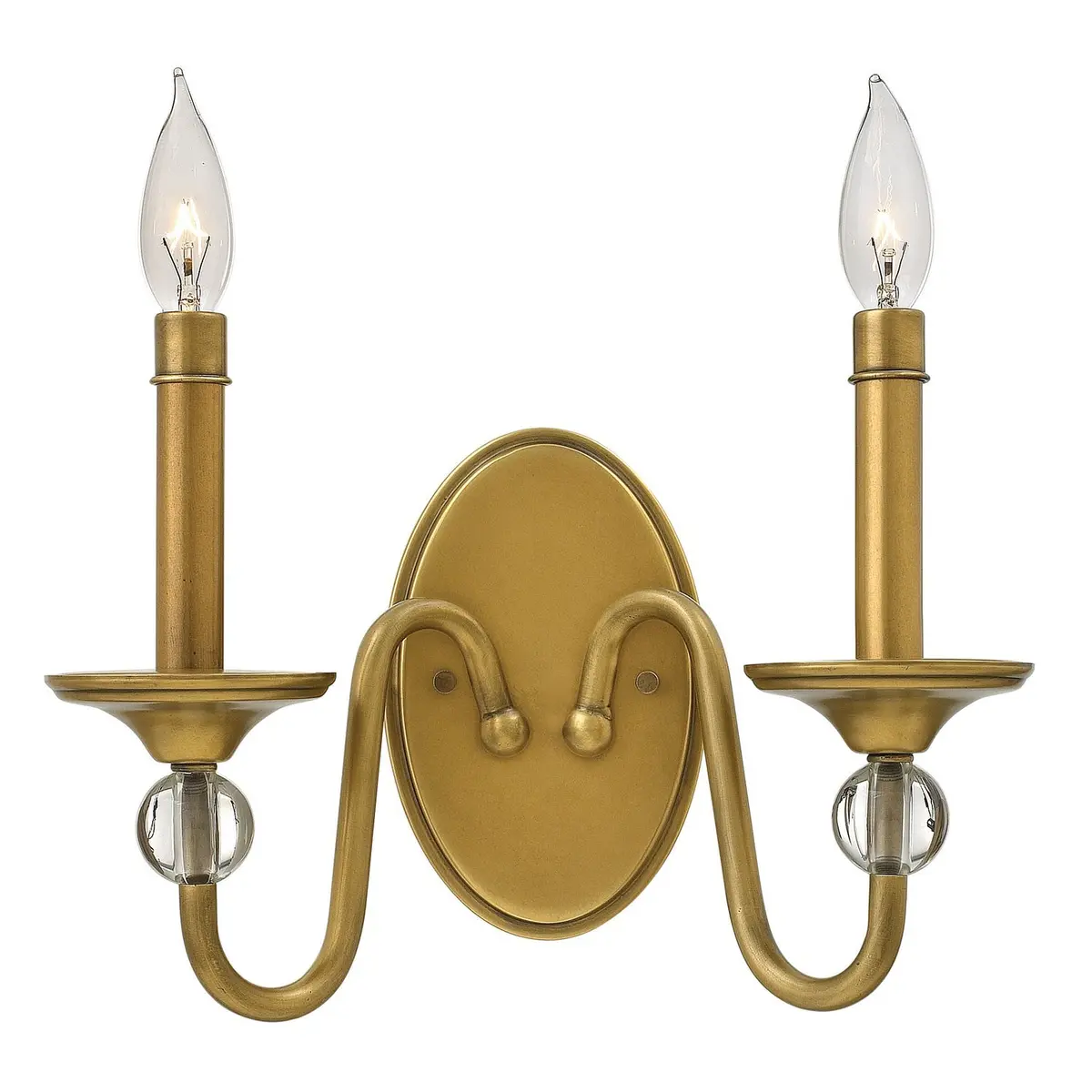 Eleanor Led Wall Sconce In Heritage Brass 1