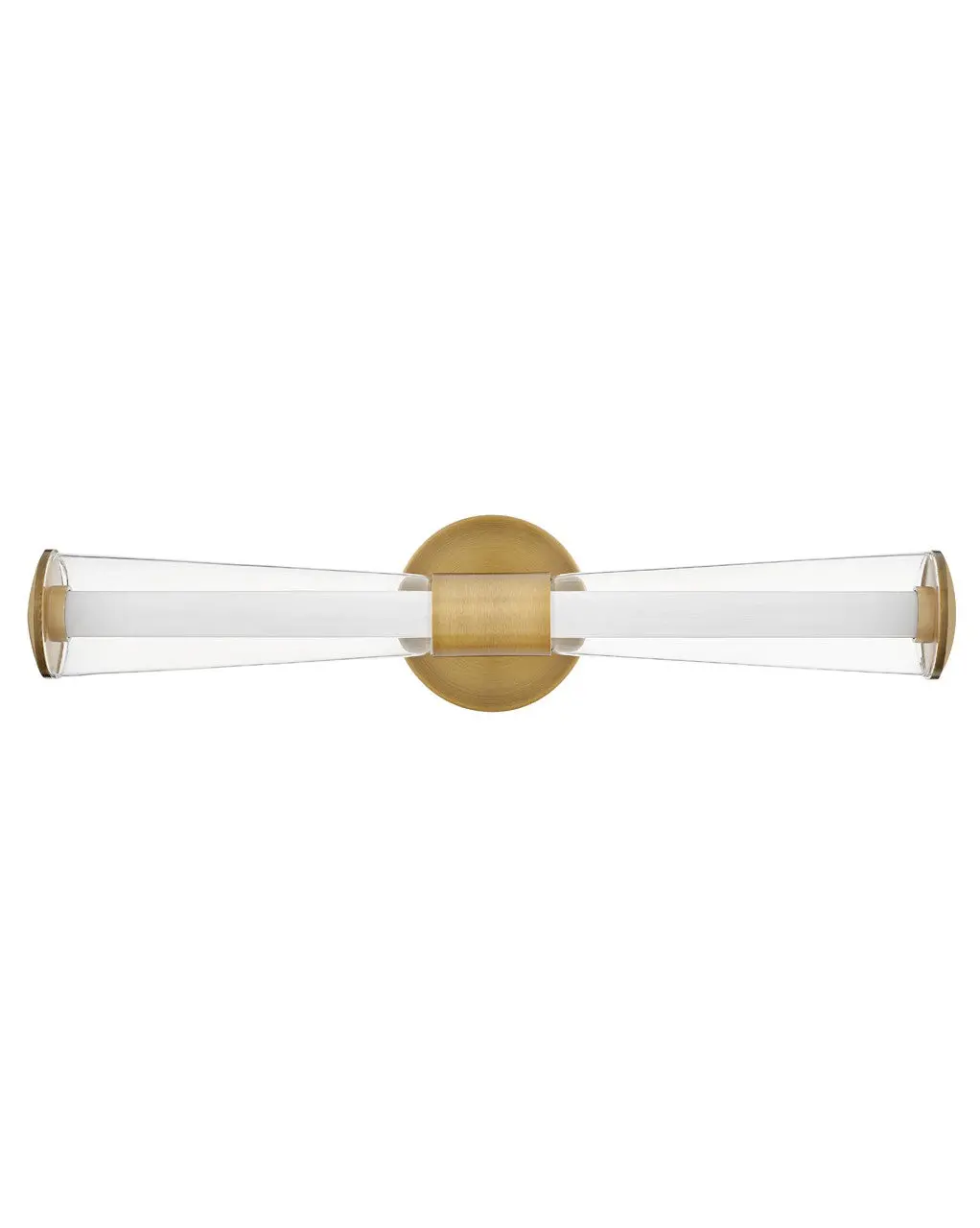Elin Led Vanity In Lacquered Brass 1