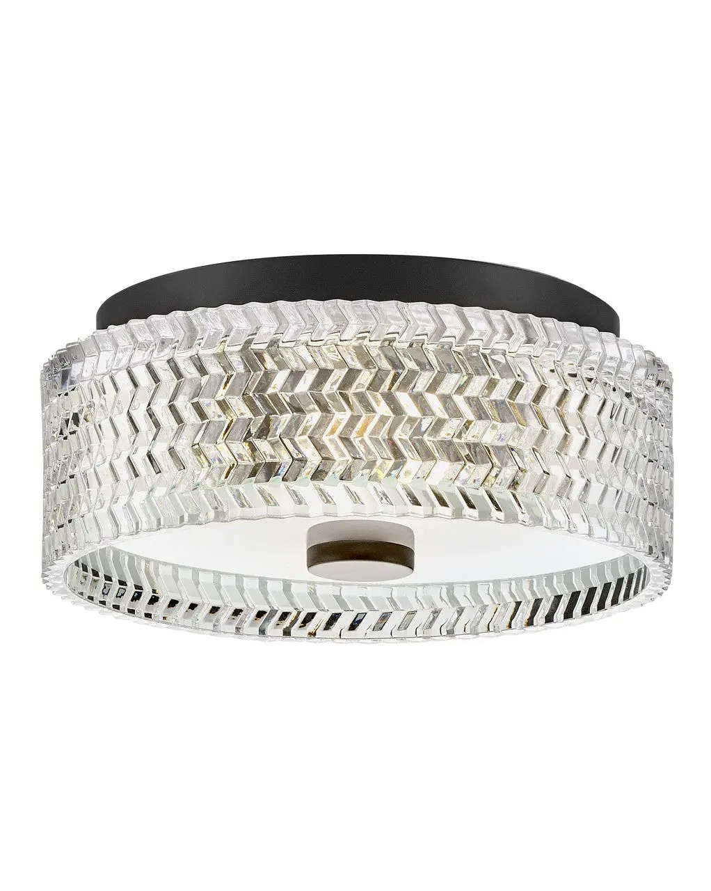 Elle Led Flush Mount In Black 1