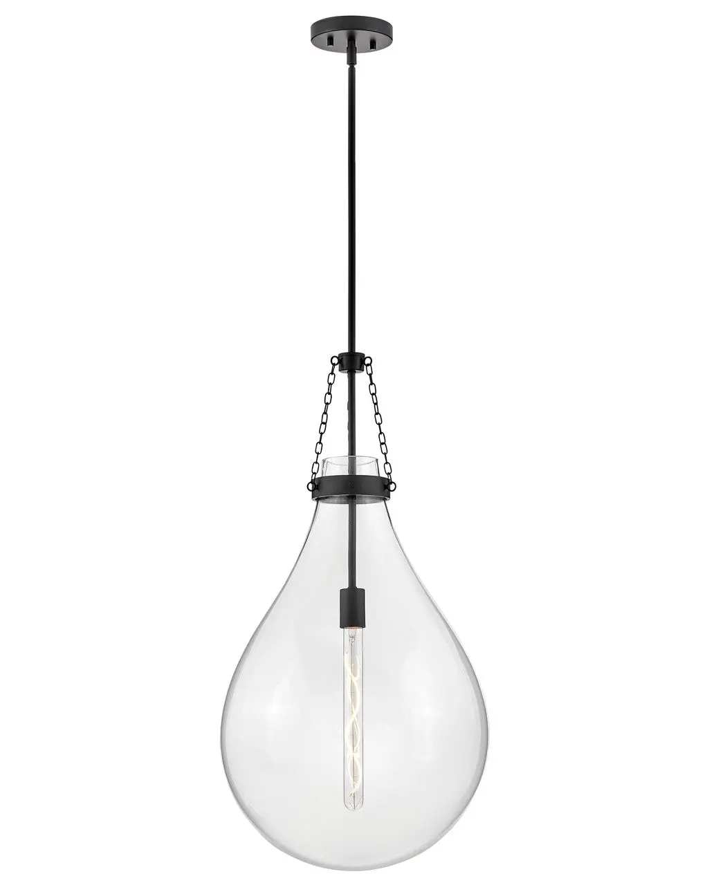 Eloise Led Pendant In Black 1