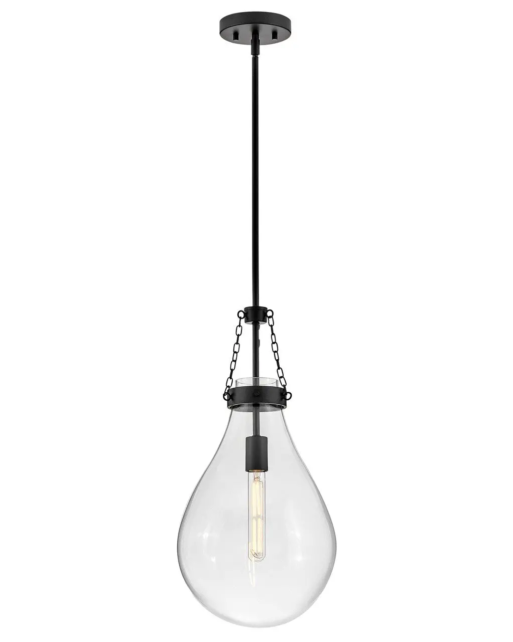 Eloise Led Pendant In Black 1