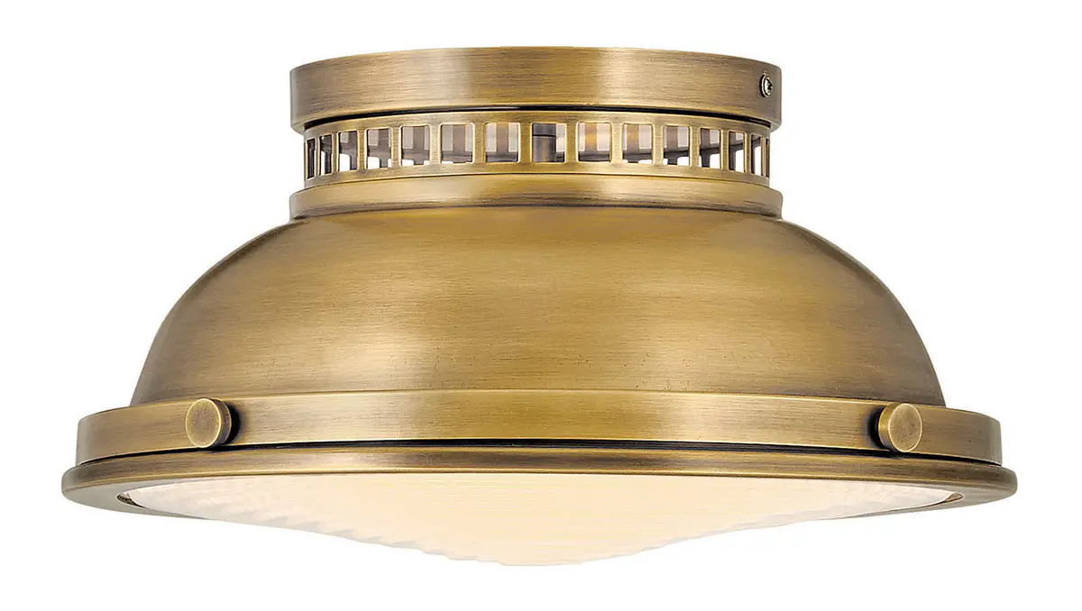 Emery Led Foyer Pendant In Heritage Brass 1