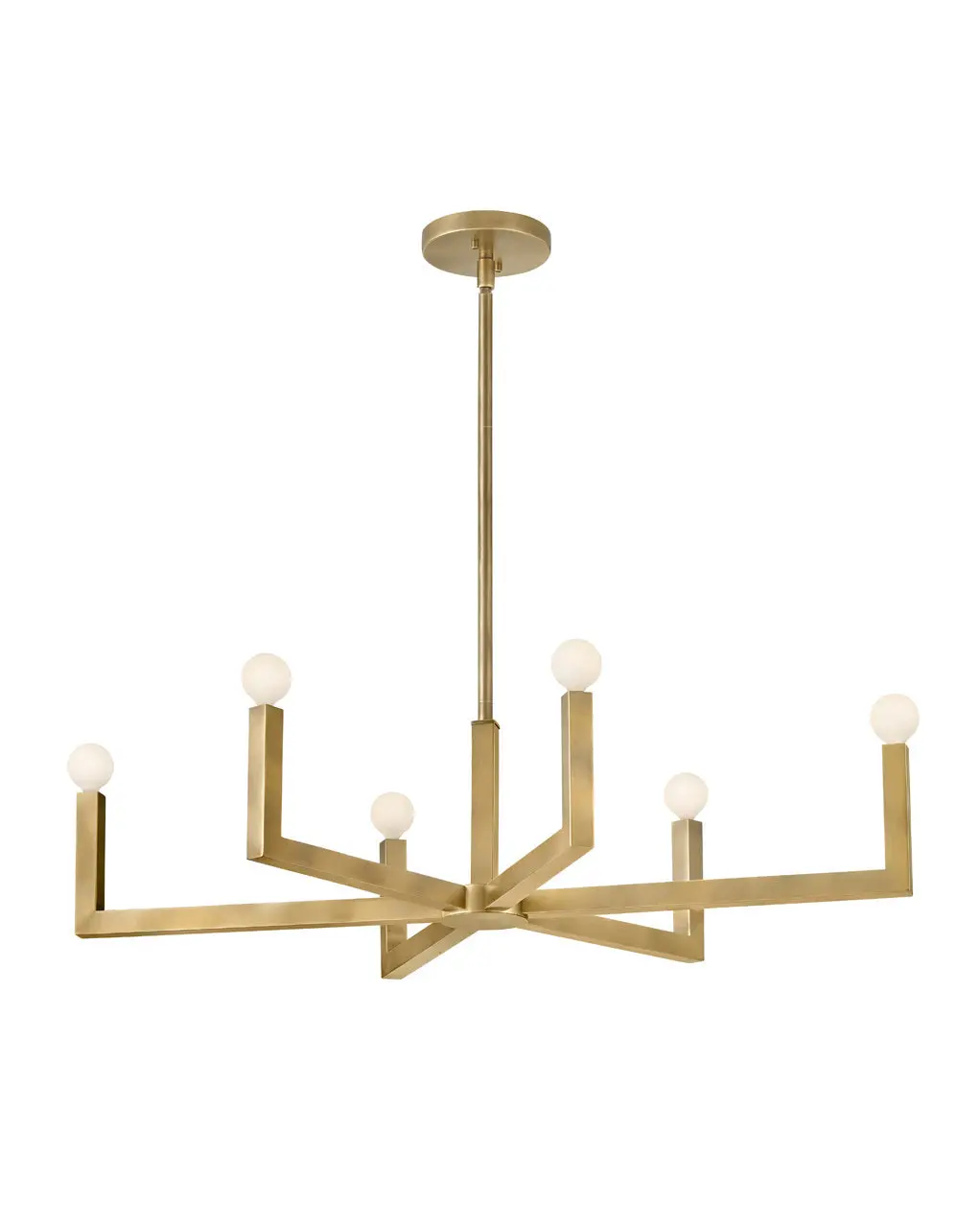 Ezra Led Linear Pendant In Heritage Brass 1