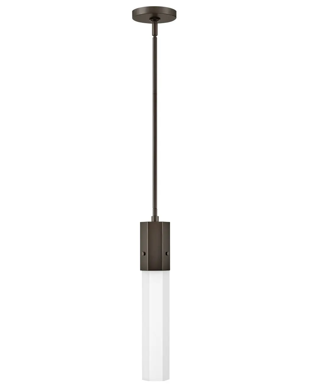 Facet Led Pendant In Black Oxide 1