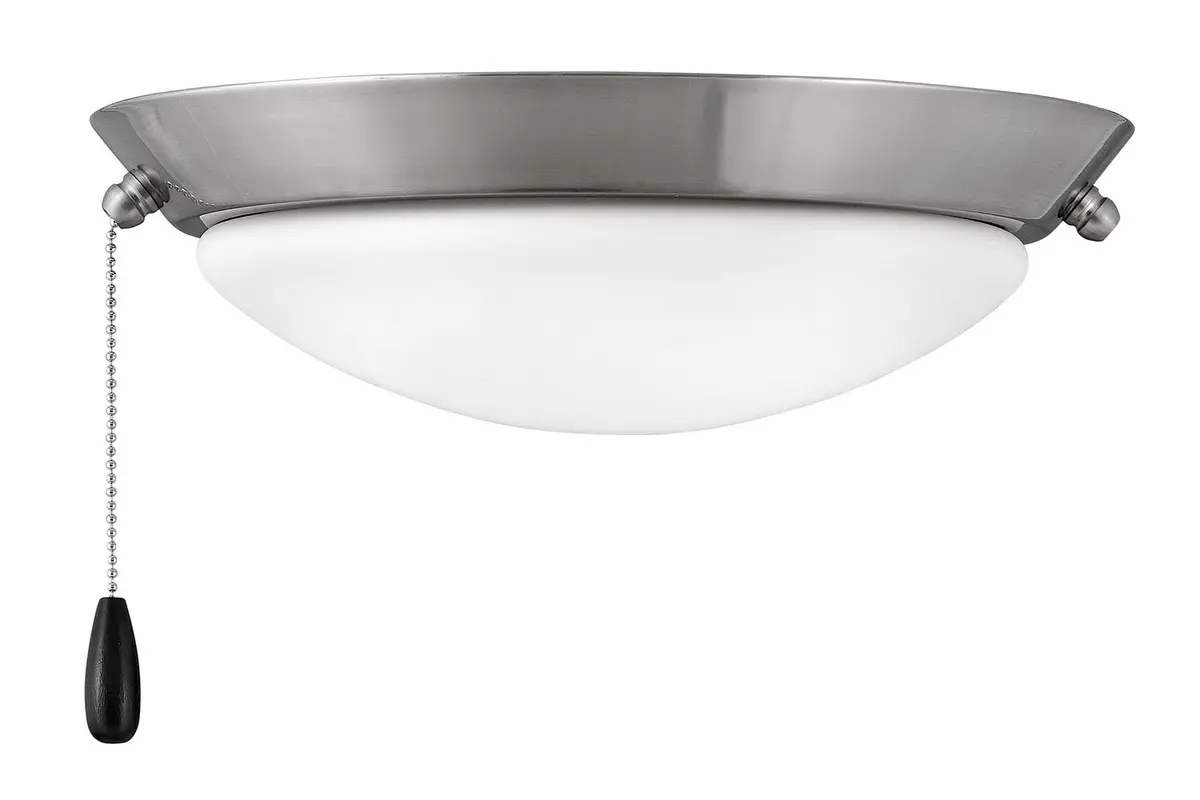 Fan Light Kit In Brushed Nickel 1