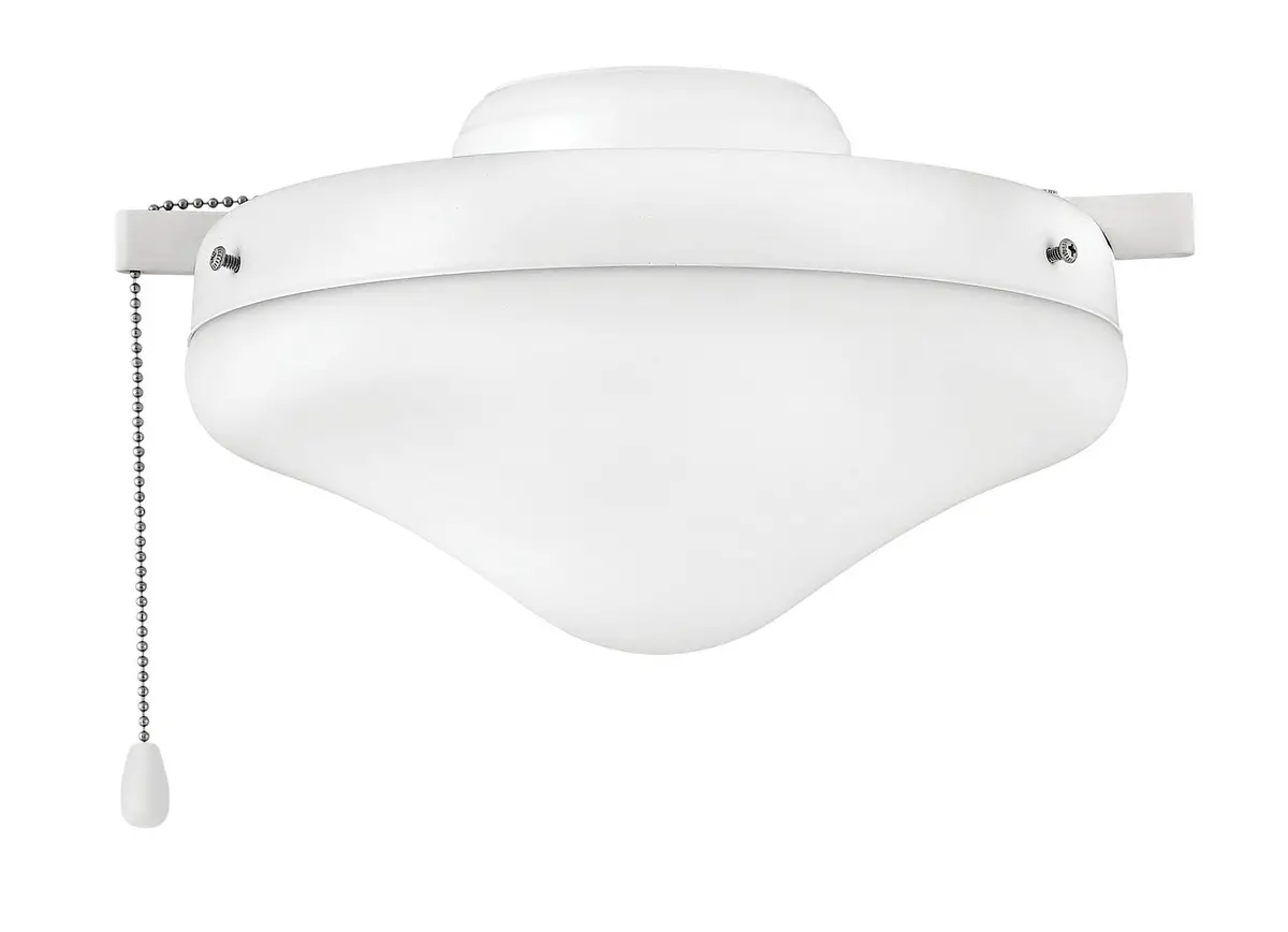Fan Light Kit In Chalk White 1
