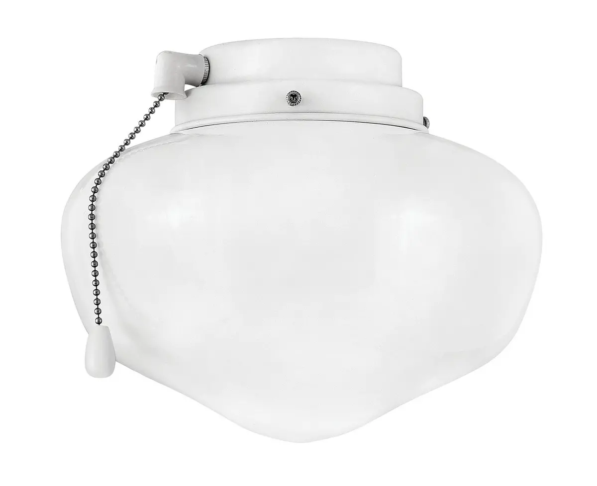 Fan Light Kit In Chalk White 1