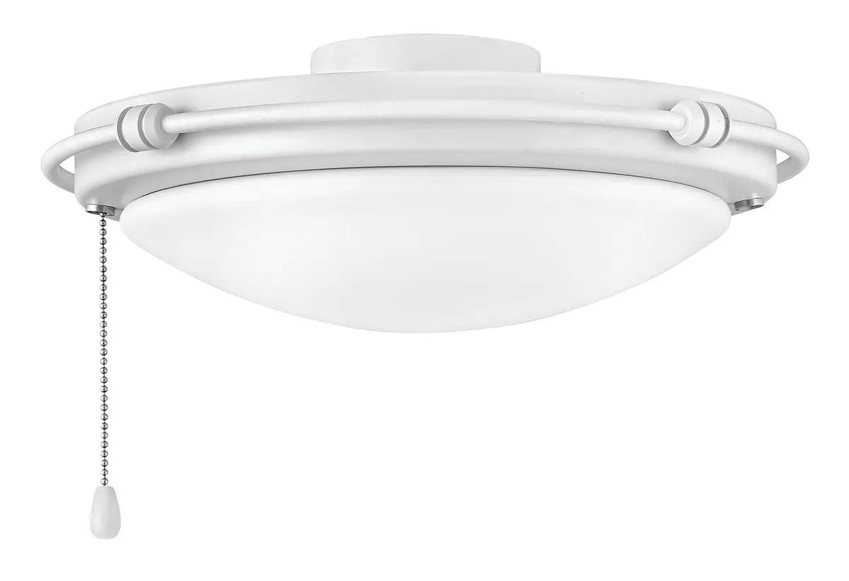Fan Light Kit In Chalk White 1