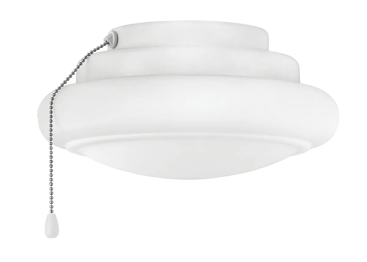 Fan Light Kit In Chalk White 1